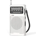 Small Radios Portable Am Fm, Transistor 2AA Battery Operated With White. Fixed Price $19.34.