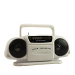 Suntone RR2500 White Mini Am/fm Boom Box Radio 7.5IN 3.5IN Untested. Fixed Price $7.69.