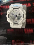 Casio G-shock Protection Is GA100A-7A-WHITE Blue 5081 Watch. Fixed Price $65.00.