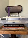 Sony Under Cabinet Radio Counter Kitchen Clock Am Fm Player ICF-CD523 Tested. Fixed Price $60.00.