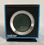 Realtime Am/fm/dual Alarm Clock Radio Cube RT205. Works Great. Preowned. Fixed Price $9.95.