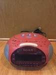 *rare* Sony ICF-CD831 Red Psyc Dream Machine Player, Alarm Clock, Radio Read. Fixed Price $41.99.