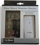 Ll Bean First Watch Weather Station In/outdoor Temp Clock Calendar Alarm. Fixed Price $25.00.