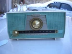 Aqua And White 1960S Mcm Rca Victor Radio Works Great Looking. Fixed Price $289.00.
