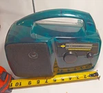 Freeplay Self-powered Portable Am Fm Radio Emerald Green Solar Hand Crank. Fixed Price $49.95.