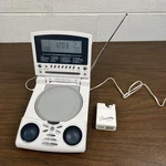 Sharper Image S1786 Portable Radio/alarm Clock, Sound Soother Zip Connect Sec. Fixed Price $49.95.