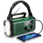 10,000MAH Emergency Weather Radio With Compass Solar, Hand Crank, Usb Charging,. Fixed Price $54.99.