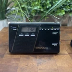 Magnavox D1848 Fm Radio With Quartz Clock Lcd Beeper Alarm Brand New W/ Pouch. Fixed Price $13.97.