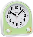 Peakeep Analog Alarm Clock Silent Non-ticking Nightlight Snooze 7 Sounds Green. Fixed Price $30.99.