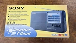 New Sony ICF-36 Portable 4BAND Fishing Radio Weather/tv/am/fm +original Box. Fixed Price $51.99.