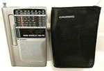 Grundig Mini World 100 Pe Am Fm Stereo Untested 1-6 Band Radio Antennae As-is Vt. Fixed Price $55.00.