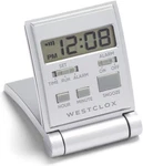Westclox 47508S Travelmate Lcd Folding Alarm Clock 5", Silver. Fixed Price $17.99.