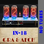 IN-18 Nixie Tubes Clock For 12/24H Slot Machine Without. Fixed Price $97.95.