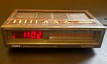Vintage Yorx Telephone Am/fm Radio Electronic Digital Alarm Clock Model R514B. Fixed Price $19.99.
