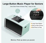 Simple Music Player For Elderly, Dementia, Alzheimers 32GB Tf Card & Reader. Fixed Price $52.99.