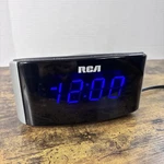 Rca Multi-function Dual Wake Alarm Clock Radio, Model RP3720A Large Blue Led. Fixed Price $24.99.
