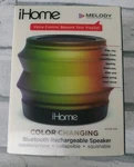 Ihome Color Changing Rechargeable Bluetooth Speaker New. Fixed Price $12.99.
