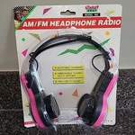 Vintage 90'S Street Beat Am/fm Headphone Radio Model 882 Classic Retro Pink New. Fixed Price $35.00.