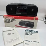 Emerson Digital Clock Radio Alarm Am/fm, Model AK2747, Stereo With Box. Fixed Price $15.99.