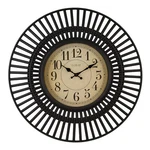 404-3051 Crosse Clock Co 20" Plastic Matte Black Frame Analog Wall. Fixed Price $24.95.