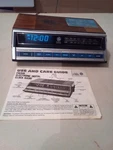 Vintage 1980'S Clock Radio Model 7-4662B With Owners Manual (s). Fixed Price $24.50.