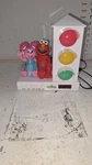 Elmo Sesame Street Red Yellow Green Wake Up Light And Alarm Clock. Fixed Price $24.99.