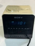 Sony Cube Radio Dream Machine ICF-C10W White Works Vintage!!!! Video Included. Fixed Price $24.49.
