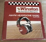 Vintage Winston Motorsports Am/fm Headphone Radio Tested Works! Clean!. Fixed Price $24.99.