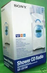 Sony ICFCD73W Weather Band Shower Radio/cd: ICF-CD73W. Fixed Price $492.95.