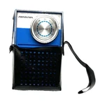 Vtg Soundesign Am Pocket Radio 1150 Blue, Box Bottom, Case, Instructions Read. Fixed Price $23.00.