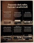 Vintage 1970S Panasonic Clock Radio Ephemera Magazine Print. Fixed Price $18.05.