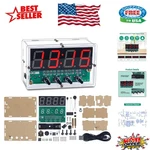 Compact Rechargeable Led Digital Clock Kit - Ideal For Diy Electronics Projects. Fixed Price $40.99.