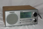 Sangean WR-2 Fm Rds / Am Digital Receiver Oak Veneer Silver Table Radio. Fixed Price $49.99.