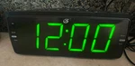 Gpx Inc C353B Am/fm Clock Radio With Dual Alarms Large Led Display Black. Fixed Price $15.00.