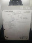 Sony Rare ICF-750W Service Manual #43. Fixed Price $16.49.