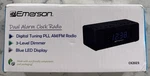 Emerson CK2023 Dual Alarm Clock Radio Black Digital Am/fm Tuning Led Display. Fixed Price $16.16.