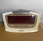 Vintage Timex T254W Jumbo Digital Display Alarm Clock Am/fm Radio Vtg. Fixed Price $15.00.