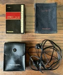 1983 Vintage Panasonic RF8 Am/fm Ultra Compact Stereo Radio Realistic Headphones. Fixed Price $120.00.