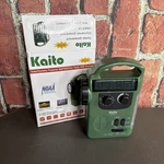 Kaito Solar + Dynamo Crank Fm Noaa Weather Radio Flashlight KA339W Green. Fixed Price $24.99.