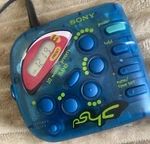 Vintage Sony Psyc 4 Blue Fm & Am Radio Small Pocket Sized W/ Headphones. Fixed Price $249.70.