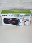 Naxa Electronics NRC-182 Dual Radio Alarm Clock Usb Ports Stream Bluetooth.. Fixed Price $25.00.