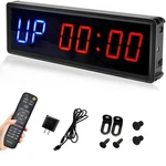 Btbsign Led Interval Timer Count Down/up Clock Stopwatch With Remote Blue+red. Fixed Price $50.05.