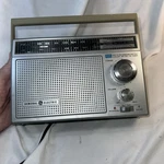 Retro General Electric Am/fm Radio 8.75IN X 5.75IN Tested Model. 7-2854A. Fixed Price $21.00.