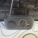 Dynamo Powered Radio With Flashlight Fm Weather Hand Crank New. Fixed Price $15.00.