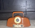 Lifelong Portable Am Fm Radio Model 680BW Art Deco 7"X4" Antenna Vintage Tested. Fixed Price $24.98.