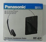 Vintage Panasonic RF-411 Fm Stereo Headphone Radio Tested Working W/defects #705. Fixed Price $17.92.