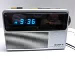 Vintage 1975 Sony ICF-C805W Digimatic Am/fm Digital Clock Radio Tested Working. Fixed Price $29.99.