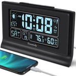 Smart Alarm Clock With Humidity, Temperature Display Moon Phase Function. Fixed Price $36.00.
