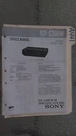 Sony ICF-C200W Service Manual Original Repair Book Digital Clock Radio. Fixed Price $19.98.