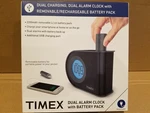 Timex T402 Dual Alarm Clock With Removable/rechargeable Usb Battery Pack Charger. Fixed Price $9.99.